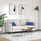 Preview: Sofakissen 2 pcs Polizeiblau 50 x 30 cm Cordstoff
