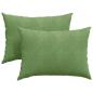 Preview: Sofakissen 2 pcs Hellgrün 70 x 50 cm Cordstoff