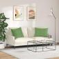 Preview: Sofakissen 2 pcs Hellgrün 70 x 50 cm Cordstoff