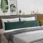 Preview: Sofakissen 2 pcs Dunkelgrün 200 x 40 cm Cordstoff