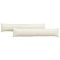 Preview: Sofakissen 2 pcs Creme 200 x 40 cm Cordstoff