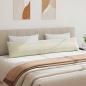 Preview: Sofakissen 2 pcs Creme 200 x 40 cm Cordstoff