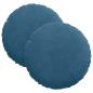 Preview: Sitzkissen 2 pcs Blau Ø 40 x 13 cm Samt