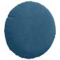 Preview: Sitzkissen 2 pcs Blau Ø 40 x 13 cm Samt