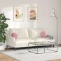 Preview: Sitzkissen 2 pcs Rosa Ø 40 x 13 cm Samt