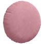 Preview: Sitzkissen 2 pcs Rosa Ø 40 x 13 cm Samt
