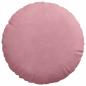 Preview: Sitzkissen 2 pcs Rosa Ø 40 x 13 cm Samt