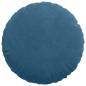 Preview: Sitzkissen 2 pcs Blau Ø 40 x 13 cm Samt