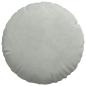 Preview: Sitzkissen 2 pcs Hellgrau Ø 40 x 13 cm Samt