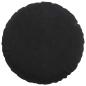 Preview: Sitzkissen 2 pcs Schwarz Ø 40 x 13 cm Samt