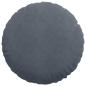 Preview: Sitzkissen 2 pcs Dunkelgrau Ø 40 x 13 cm Samt