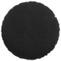 Preview: Sitzkissen 2 pcs Schwarz Ø 40 x 13 cm Samt