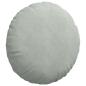 Preview: Sitzkissen 2 pcs Hellgrau Ø 40 x 13 cm Samt