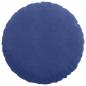 Preview: Sitzkissen 2 Stück Polizeiblau Ø 80 x 29 cm Samt