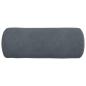 Preview: Bolsterkissen 2 pcs Dunkelgrau Ø 15 x 40 cm Cordstoff