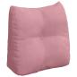 Preview: Rücken Kissen Rosa 45 x 24 x 50 cm Samt