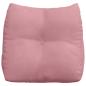 Preview: Rücken Kissen Rosa 45 x 24 x 50 cm Samt