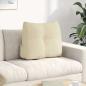 Preview: ARDEBO.de - Rücken Kissen Creme 60 x 24 x 50 cm Stoff