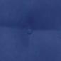 Preview: Rücken Kissen Polizeiblau 60 x 24 x 50 cm Samt