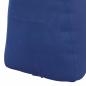 Preview: Rücken Kissen Polizeiblau 60 x 24 x 50 cm Samt