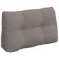 Preview: Rücken Kissen Taupe 80 x 24 x 50 cm Stoff