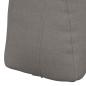 Preview: Rücken Kissen Taupe 80 x 24 x 50 cm Stoff