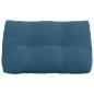 Preview: Rücken Kissen Blau 80 x 24 x 50 cm Samt