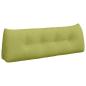 Preview: Rücken Kissen Hellgrün 140 x 24 x 50 cm Stoff