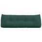Preview: Rücken Kissen Dunkelgrün 140 x 24 x 50 cm Samt