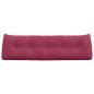 Preview: Rücken Kissen Weinrot 160 x 24 x 50 cm Samt