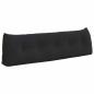 Preview: Rücken Kissen Schwarz 160 x 24 x 50 cm Samt