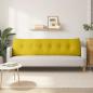 Preview: Rücken Kissen Gelb 180 x 24 x 50 cm Samt
