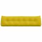 Preview: Rücken Kissen Gelb 180 x 24 x 50 cm Samt