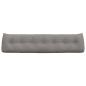 Preview: Rücken Kissen Taupe 200 x 24 x 50 cm Stoff