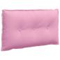 Preview: Rücken Kissen Rosa 80 x 19 x 50 cm Stoff