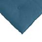 Preview: Rücken Kissen Blau 100 x 50 cm Cordstoff
