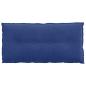 Preview: Rücken Kissen Polizeiblau 100 x 50 cm Cordstoff