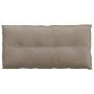 Preview: Rückenkissen Taupe 100 x 50 cm Mikrofaserstoff