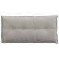 Preview: Rücken Kissen Hellgrau 100 x 50 cm Mikrofaserstoff