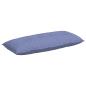 Preview: Rücken Kissen Jeans blau 120 x 19 x 50 cm Stoff
