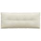 Preview: Rücken Kissen Creme 120 x 50 cm Cordstoff