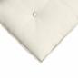 Preview: Rücken Kissen Creme 120 x 50 cm Cordstoff