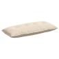 Preview: Rücken Kissen Beige 120 x 50 cm Mikrofaserstoff