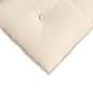 Preview: Rücken Kissen Beige 120 x 50 cm Mikrofaserstoff