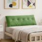 Preview: ARDEBO.de - Rücken Kissen Hellgrün 140 x 50 cm Cordstoff