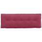 Preview: Rücken Kissen Weinrot 140 x 50 cm Cordstoff