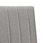 Preview: Gepolstertes Kopfteil Taupe 100 cm Massives Kiefernholz