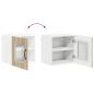 Preview: Küchenhängeschrank mit Regal 2 pcs Sonoma-Eiche 40 x 31 x 40 cm