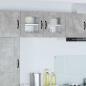 Preview: ARDEBO.de - Küchenhängeschrank mit Regal 2 pcs Beton Grau 40 x 31 x 40 cm
