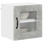 Preview: Küchenhängeschrank mit Regal 2 pcs Beton Grau 40 x 31 x 40 cm